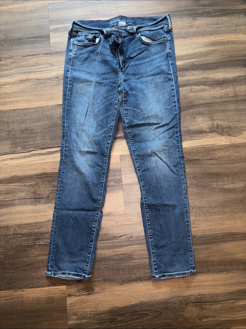 Eddie Bauer Blue Denim Jeans with Signature Waistband